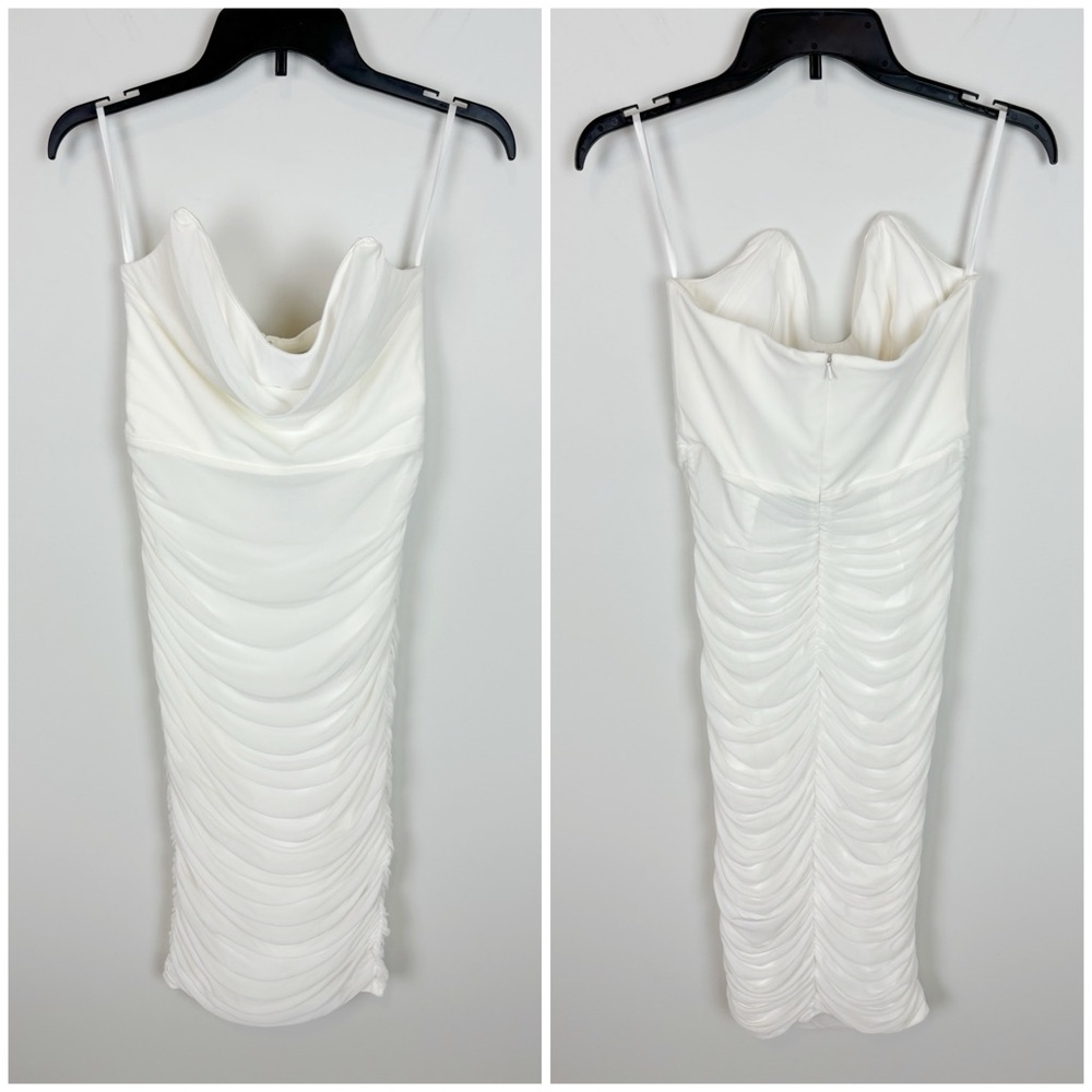 Michael Costello x REVOLVE India Midi Dress in White Size M - Picture 2 of 13